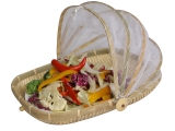 Bamboo food cover rectangular